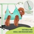 thumbnail image 2 of Dog Grooming Arm with Pet Grooming Hammock, 35" Pet Grooming Table Arm with Adjustable No Sit Haunch Holders, Dog Grooming Stand with Loop Noose for Small and Medium Pets, Green, 2 of 18