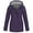 Purple, variant on Tejiojio Coats Clearance Women Solid Rain Jackets Outdoor Plus Size Waterproof Hooded Raincoat Windproof