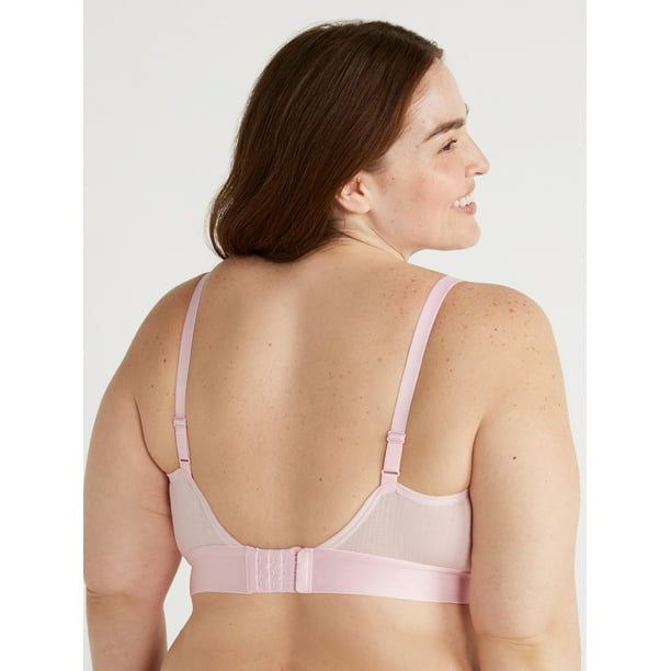Joyspun Women's Triangle Ribbed Bralette, Sizes XS to 3X