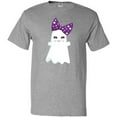 thumbnail image 3 of Inktastic Halloween, Ghost, Ribbon, Bow, Trick or Treat, Boo T-Shirt, 3 of 5