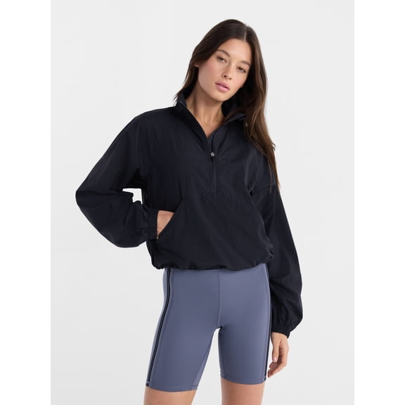 Avia Women's Half Zip Run Jacket with Long Sleeves, Sizes XS-XXXL