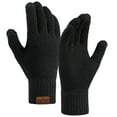 thumbnail image 1 of Winter Gloves Warm Classic Solid Color Touchscreen Gloves Thermal Gloves for Man, 1 of 10