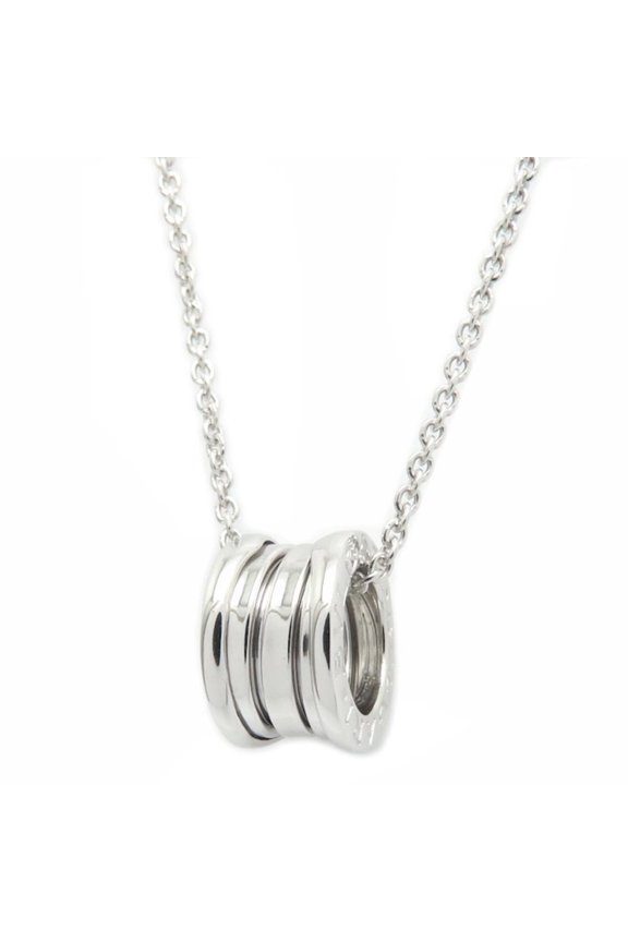 Pre-Owned BVLGARI B.zero1 Necklace, 18K White Gold, Women's, 295422