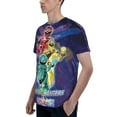thumbnail image 6 of Power Rangers T Shirt 3d Printed Crewneck Graphic Short Sleeve Tees For Mens, 6 of 6