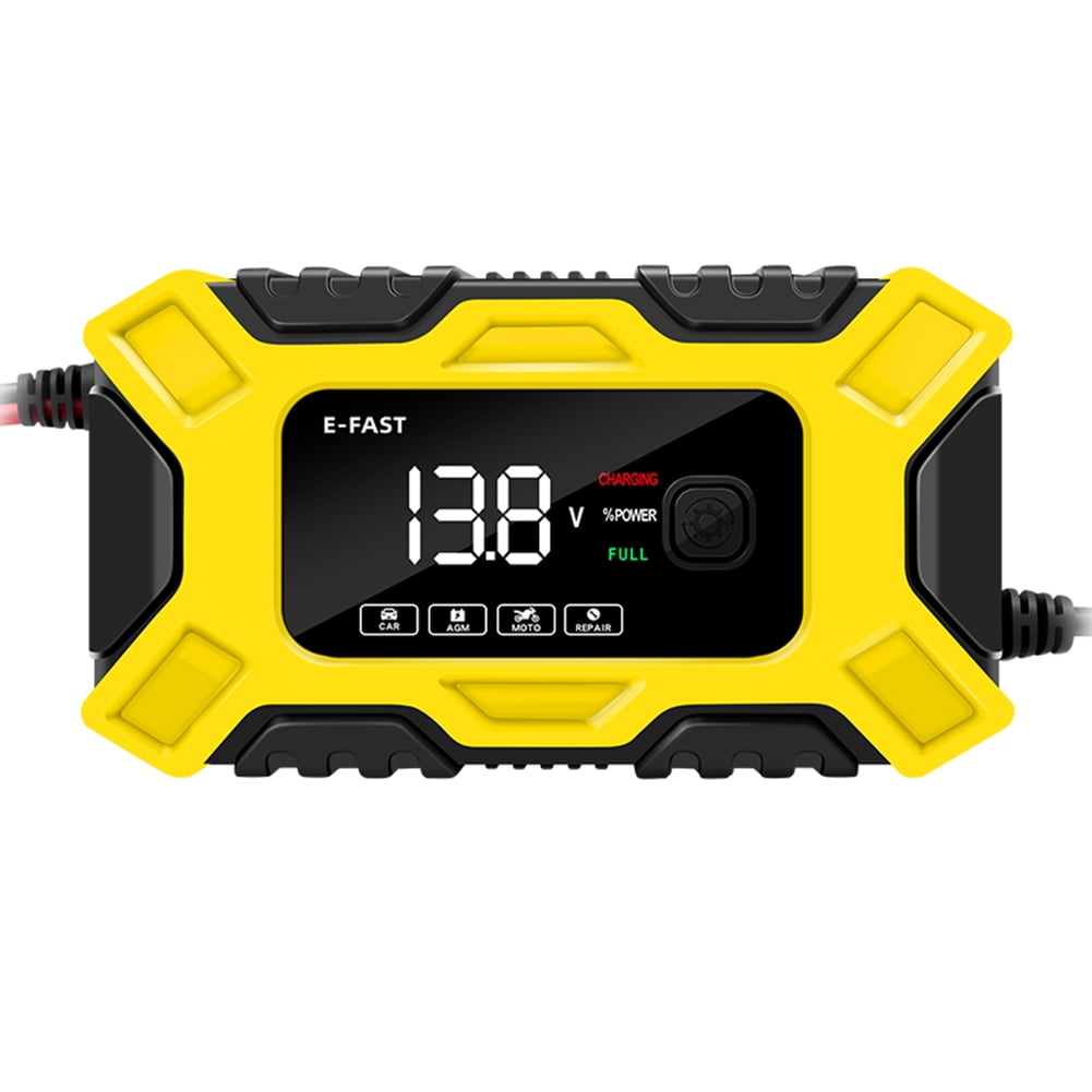 Goodhd 12V 24V Smart Automatic Car Battery Charger Jump Starter Pulse