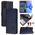 thumbnail image 2 of TCL 50 SE Case ,Cat PU Leather Crossbody Lanyard Strap RFID Magnetic Wallet Compatible with TCL 50 SE Cover, 2 of 5