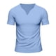 thumbnail image 5 of pstuiky Camisas de manga corta para hombre, Camisa informal vintage con botones y cuello redondo y manga corta para hombre camisas casuales para hombre s, 5 of 9