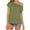 Army Green, variant on One Shoulder Tops for Women - Ladies Off The Shoulder Blouse Short Sleeve T Shirts Loose Summer Casual Tees (XL, Purple)