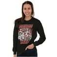 thumbnail image 4 of Kanji Street Fighter Squad Deep Unisex Plus Size Long Sleeve Tee Shirt Brisco Brands 2X, 4 of 5