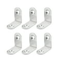 thumbnail image 2 of 30mm x 30mm Stainless Steel 90 Degree Corner Brace Angle Bracket 6 Pcs, 2 of 4