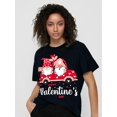 thumbnail image 1 of Happy Valentine's Day Love Cute Couple Love Hearts T-shirt 100% Cotton, 1 of 5