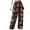 ZA-Pink, variant on Jsaierl Women's Fuzzy Pajama Pants Buffalo Plaid Soft Warm Fleece Plush Pajama Bottoms Stretch Comfy Sleepwear with Pockets