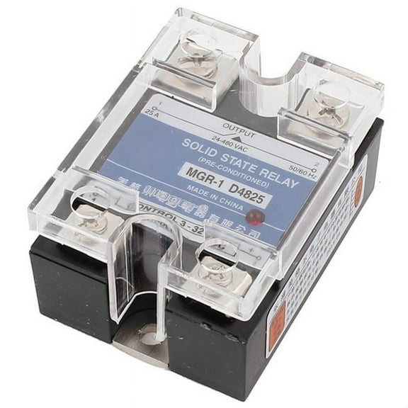 25A 3-32V DC To 24-480V AC Single Phase Solid State Relay