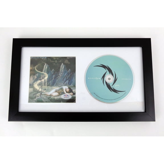 Halestorm Band Lzzy Hale Signed Autograph Everest CD Framed PSA/DNA COA A