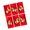 TJ2543, variant on 6pcs Glitterings New Year Red Envelopes Embellished With Golden Foils Pattern For Gifting Tradition