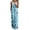 Light Blue, variant on Wyobmus Casual Jumpsuits for Women Spaghetti Straps Wide Leg Overalls Floral Printed Baggy Sleeveless Rompers With Pockets Light Blue