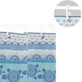 thumbnail image 5 of Cute Cartoon Turtles Shower Curtain Waterproof Bathroom Fabric Shower Curtain Set with Hooks, 60x72 inches（117） Home Decor, 5 of 6