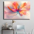 thumbnail image 4 of Mudket Colorful Fluid Abstract Flower Canvas Wall Art, Modern Floral Wall Decor, Framed Ready to Hang Artwork for Living Room Bedroom Office - 12"L x 8"W, 4 of 10