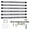 Silver, variant on Gymax 18'' Magnetic Tool Holder Strip w/ Mounting Screws Space-Saving Magnet Organizer Black