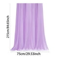 thumbnail image 6 of Sheer Tulle Backdrop Curtain Wedding Baby Shower Backdrop Bridal Shower Birthday Party Photo Background Home Decor Event Decorations Celebration Photography Fabric Display, 75x250cm, 6 of 8