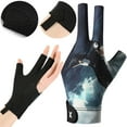 thumbnail image 6 of BLEEUS Left Hand Billiard Glove 3 Finger Snooker Cue Sport Glove Billiard Pool Glove(c) Sporting Supplies (C), 6 of 10