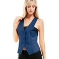 thumbnail image 5 of Made by Olivia Women's Dressy Casual Versatile Racerback Vest Tuxedo Suit Waistcoat, 5 of 6