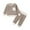 Brown, variant on AherBiu Newborn Girl Clothes Fall Long Sleeve Striped Shirts Elastic Waist Pants Loose Fitted Unisex Baby Outfits