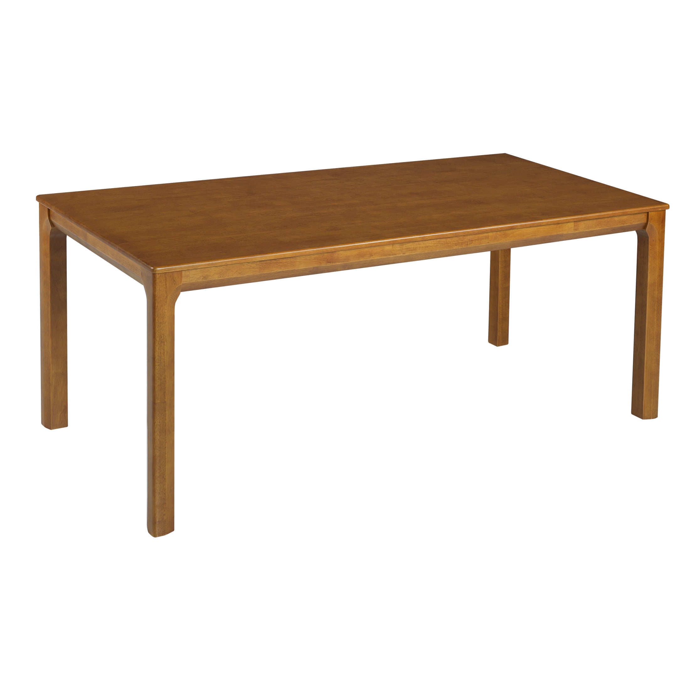 Christopher Knight Home 70" Minimalist Modern Rubberwood Rectangular Dining Table for 6-8, Walnut