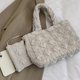 thumbnail image 4 of Bolso de mano acolchado para mujer bolso de hombro de gran capacidad con juego de monedero (albaricoque), 4 of 5