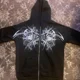 thumbnail image 5 of Sudadera con capucha y cremallera Y2K para hombre y mujer, estilo hip hop, retro, con estampado gráfico, de gran tamaño, ropa de calle, 5 of 5