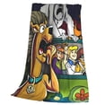 thumbnail image 7 of Lsque Scooby-Doo Pattern Fuzzy Fleece Throw Blanket Extra Large,Super Soft,Fluffy and Warm Blankets for Couch,Bed,All Season Use (40"x30"), 7 of 7