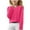 #04Hot Pink, variant on yoeyez Girls Sweaters Kids Long Sleeve V Neck Knitted Pullover Sweater Cute Solid Color Knit Jumper Tops Holiday Sweater for Boys & Girls Pink 8-9 Years