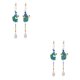 thumbnail image 1 of Kearding 2 piezas de llavero con pintura de diamantes de imitación, accesorios para llavero Type4 NO4, 1 of 6
