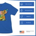 thumbnail image 4 of Tee Hunt Dean Russo Funny Cute Pig Youth T-Shirt Farm Piglet Lover Barn Kids, Blue, Medium, 4 of 5