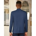 thumbnail image 5 of COOFANDY Men Linen Cotton Sport Coats Casual Blazer Dress Formal Jacket Lightweight Blazer Slim Fit Suit Jacket, 5 of 10