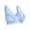Light blue, variant on WZXFASHION Women's Bra Without Underwire Push Up Seamless Comfort Sports Bra Padded Lace Bra Soft Seamless Stretch Bustier Medium Hold Non Wired Sleep Bra Classic Top For Everyday Bra Black M