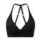 thumbnail image 4 of Sujetador deportivo a prueba de golpes para mujer - Tirantes ajustables, cuello en V, relleno extraíble, nailon/spandex, yoga, running, fitness, tallas S-XL, contorno de pecho 66-75 cm, 4 of 6