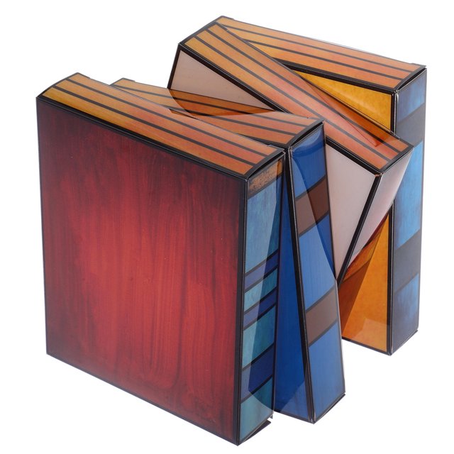 ORDDIART Stained Glass -colored Glass for Book Lovers 1Set