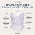 thumbnail image 3 of Dominique Women’s Hannah Strapless Push-Up Longline Bra #7759 - Low Back Corset with Padded Cups - Lingerie for women, 3 of 6