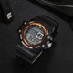 thumbnail image 2 of Reloj impermeable para deportes al aire libre, reloj de pulsera electrónico de goma para hombres y estudiantes (naranja), 2 of 2