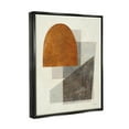 thumbnail image 4 of Stupell Industries Earthy Geometric Shapes Abstract Painting Black Floater Framed Canvas Art Print Wall Art, 25 x 31, 4 of 10