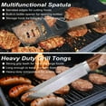 thumbnail image 4 of 22PCS Heavy Duty BBQ Grill Accessories Set, Non-Slip Grill Tools for Outdoor Grill Set Thicker Stainless Steel Grill Utensils Set, Deluxe Grilling Tools Set in Aluminum Case Ideal Gifts for Men, 4 of 9
