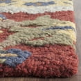 thumbnail image 3 of SAFAVIEH Blossom Danny Floral Wool Runner Rug, Red/Multi, 2'3" x 8', 3 of 5