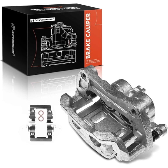 A-Premium Brake Caliper Assembly with Bracket Compatible with Nissan 370Z 2009-2019 Infiniti G25 G35 M35 M37 Q70 Front Driver Side