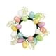 thumbnail image 2 of Anillos de vela de huevo de Pascua, corona de pilar, portavelas, corona de primavera, minicorona bohemia para fiesta de mesa de boda de Acción de Estilo B, 2 of 8