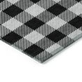 thumbnail image 4 of Addison Rugs Chantille Indoor/Outdoor Transitional Plaid Black Washable Rectangle Rug, 1'8" x 2'6", 4 of 6