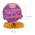 thumbnail image 2 of 9pcs Graduation Party Decorations Graduation Season Honeycomb Centerpieces Graduation Table Decor, 2 of 8