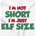 thumbnail image 5 of Christmas I'm Not Short Just Elf Size Romper Boys or Girls Infant Baby Brisco Brands 24M, 5 of 6
