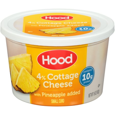 Hood Cottage Cheese With Pineapple 16 Oz Walmart Com
