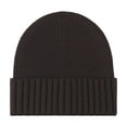 thumbnail image 2 of UTSJKR Men's Wool Knit Beanie, Fall Winter Thickened Ribbed Skull Cap, Outdoor Warm Cold Hat Winter Ski Cap Hats Coffee, 2 of 4